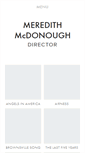 Mobile Screenshot of meredithmcdonough.com